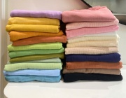 Khăn mặt muslin, khăn tắm muslin nhiều màu cho bé giá rẻ